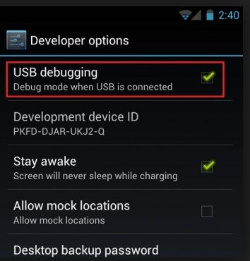 USB Debgging