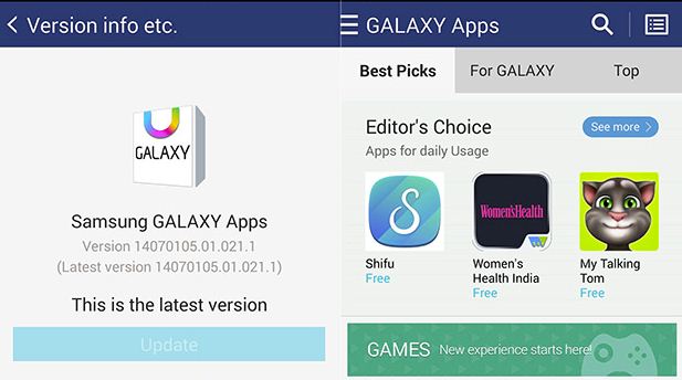 Samsung Apps Gets Updated to Samsung Galaxy Apps