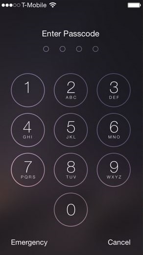 fix passcode issue on iOS 8.x