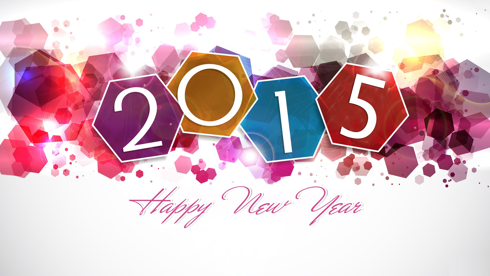 happy new year 2015 colours