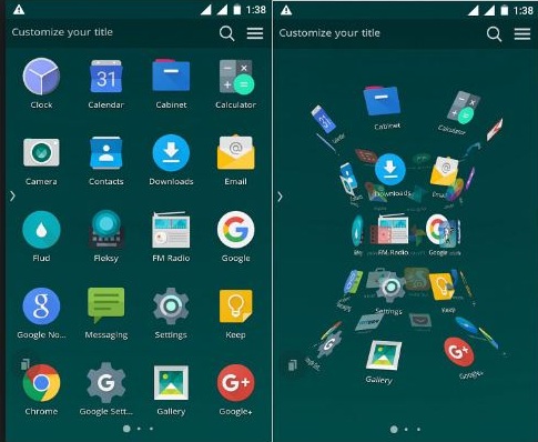Shine Launcher the Best 3D Launcher for all Android devices