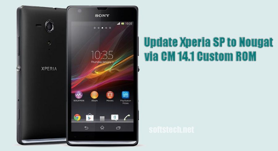 Update Xperia SP to Android 7.1 Nougat