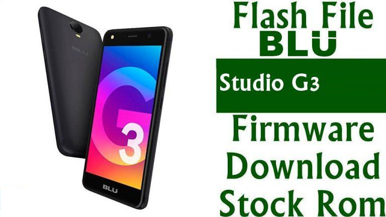Download And Install Stock ROM On BLU Studio G